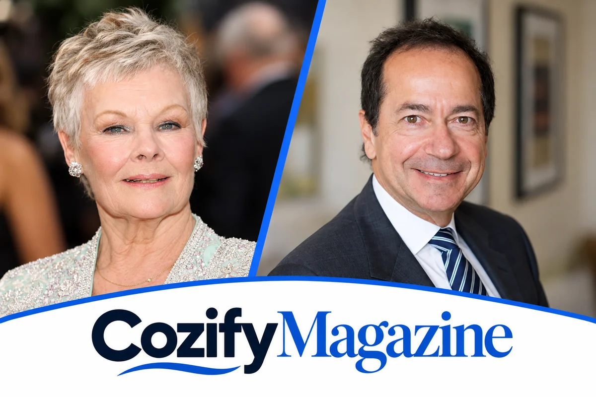 Judi Dench and John Paulson